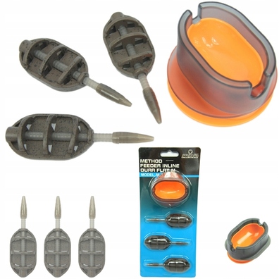 zestaw 3szt KOSZYK DO METHODY FEEDER 25g 35g 45g + WYCISKANA FORMA ARC