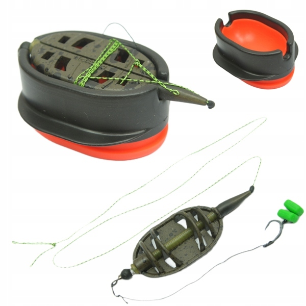 zestaw FORMA WYCISKANA + uzbrojony gotowy KOSZYK METHOD FEEDER 30g (1)