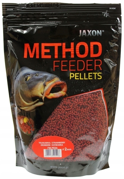 PELLET 2mm method feeder JAXON truskawka 500g (6)