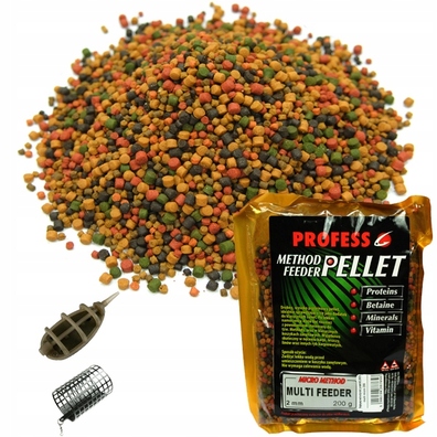 micro PELLET profes 2mm Method Feeder MULTI FEEDER