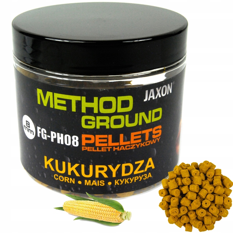 PELLET HACZYKOWY 8mm method JAXON kukurydza 100g (4)
